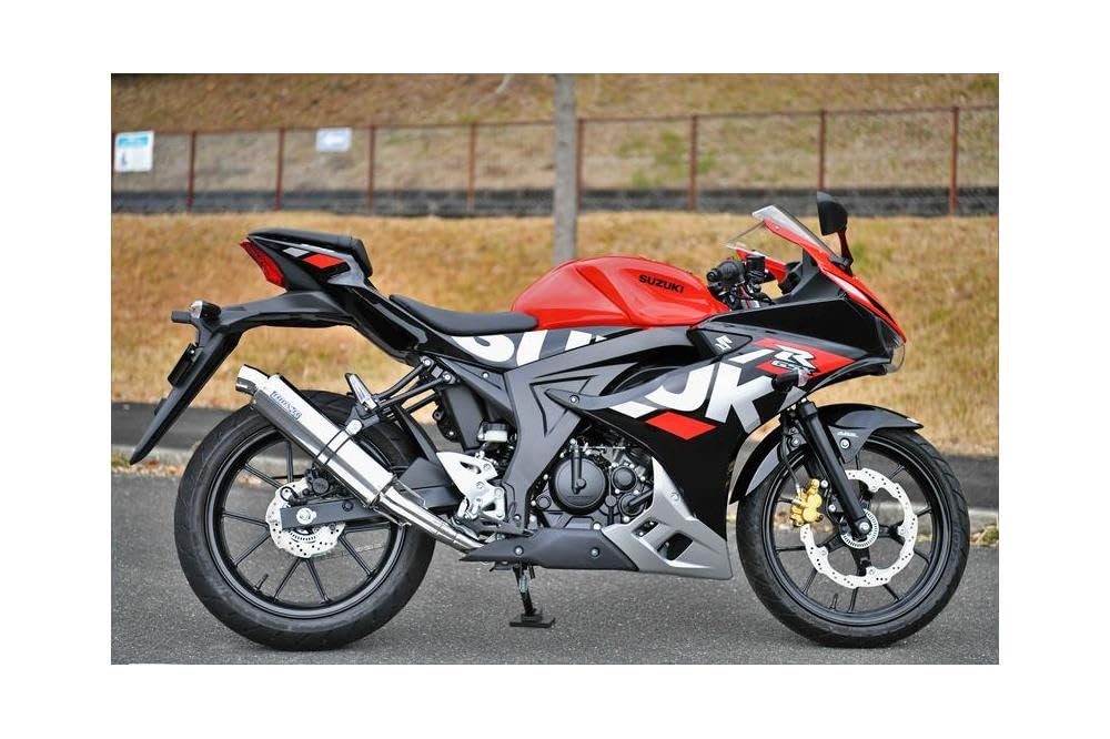 スズキ GSX-R125 BEAMS R-EVO ステンレスサイレンサー BEAMS BEAMS R-EVO ステンレスサイレンサー 政府認証 GSX-R125 GSX